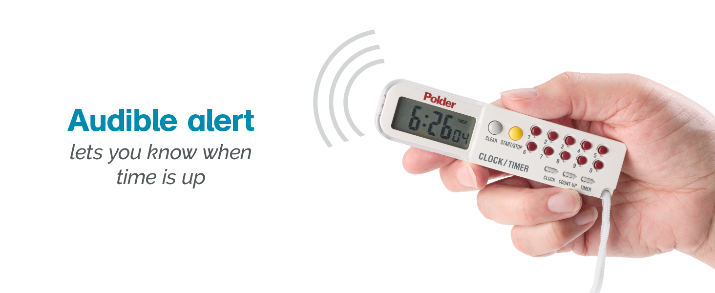 Polder 3-in-1 Timer / Clock / Stopwatch