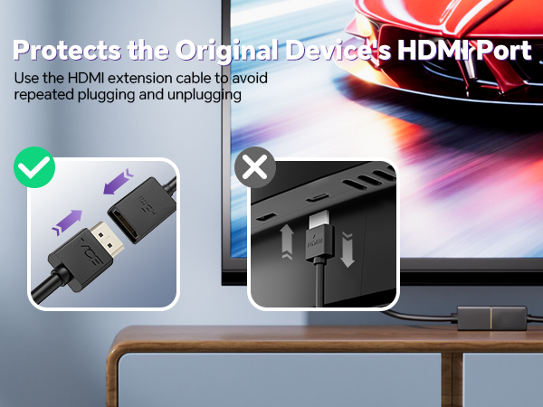 HDMI Male to Female Extender