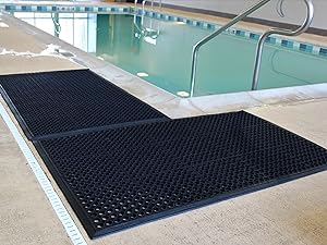rubber utility mat anti fatigue long standing mats garage workshop basement flooring thick safety