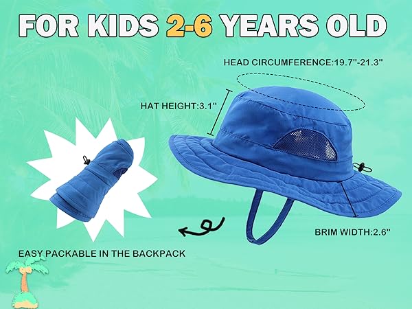 Connectyle kids sun hat