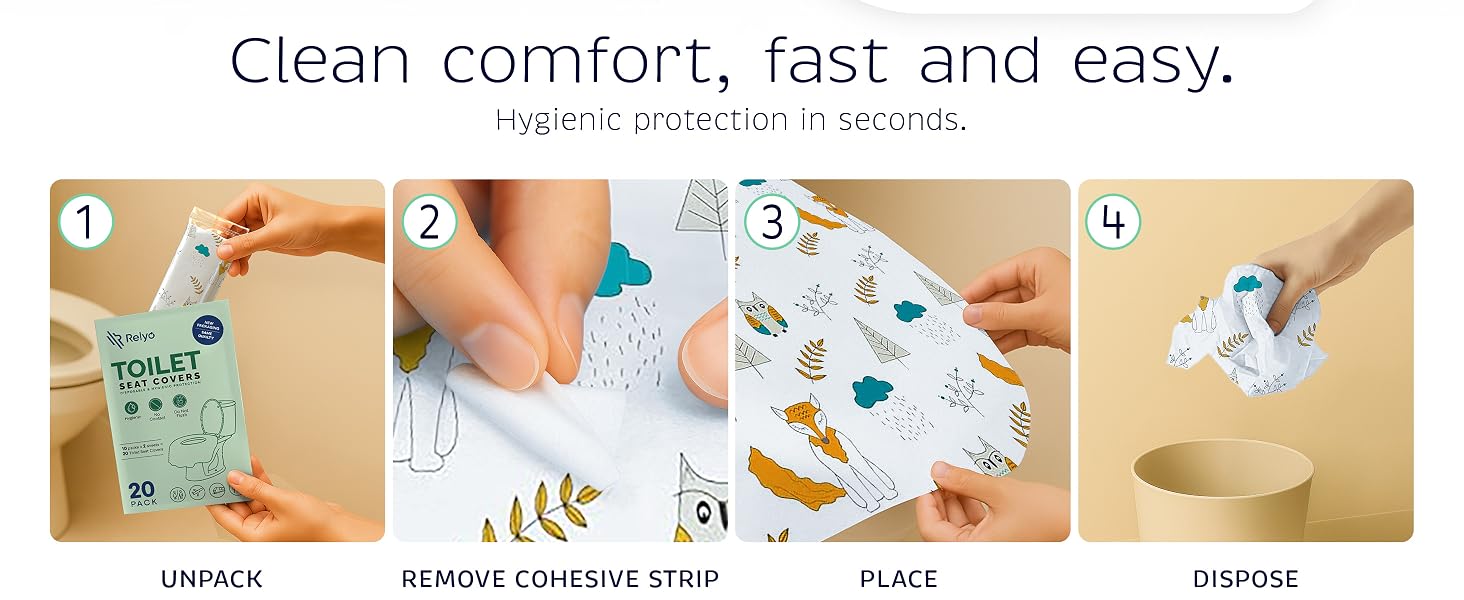 portable kids toilet cover, waterproof non-slip seat liner, XL toddler bathroom protector