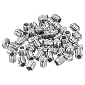 Stainless Steel Hex Socket Set Headless Cup Point Grub Screws