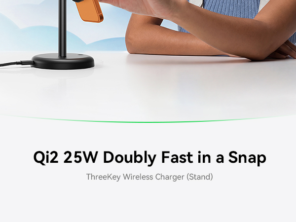 Threekey Wireless Charger Stand
