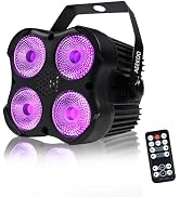 AeeKoo LED Par Lights, RGBW Par Can Light Stage Lights with Sound Activated, Super Bright Wash Li...