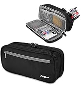 Pencil Case Pen Bag, ProCase Two Layers Big Capacity Pencil Pouch Pen Organizer Durable Stationer...