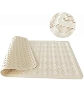 HAZALUTY Non-Slip Bathtub Mat, Rubber Anti Skid Rubber Shower Tub Mat, Bathtub Mat for Tubs and S...