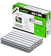 meite 16 Gauge 1/2" Hog Rings, Galvanized Hog Ring Staples for SC760C, SC760-I2 Hog Ring Stapler,...