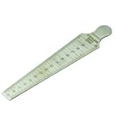 RIVERWELD Welding Taper Gage Inch & Metric 5/8" to 1-3/16" & 15-30mm Welding Gauge Inspection Sta...