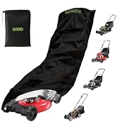 Outdoors Lawn Mower Cover - Heavy Duty 600D Polyester Oxford Waterproof, Dust UV Protection Unive...