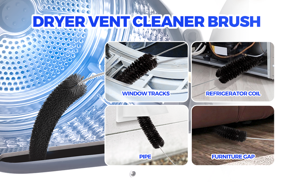 dryer vent lint brush
