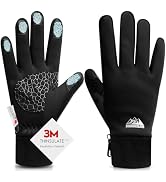Bruvoalon Winter Gloves for Women & Men, 3M Thermal Insulation, Lycra Fabric, Touchscreen, Anti-Slip
