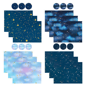 WRAPAHOLIC Galaxy Wrapping Paper Sheet