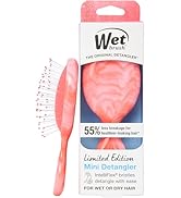 Wet Brush Mini Detangler Hair Brush for Gentle Knot Removal, Travel Size, Soft Bristles for Pain-...