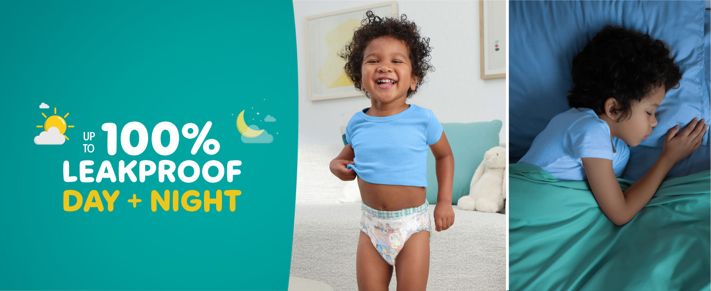 Up to 100% leakproof protection day and night