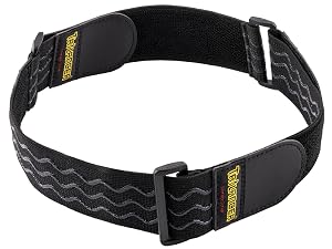 Trilancer Elastic Cinch Straps with Anti-Slip Strips, 14 "x 2" (6 Pack)