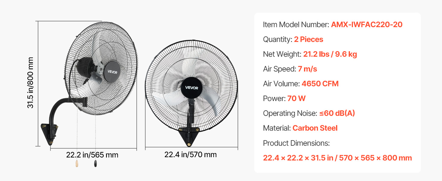 wall fan