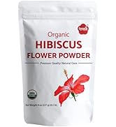 Organic Hibiscus Powder, Food Grade, Use as Hibiscus Tea, Food color and Flavoring Agent, For DIY...