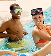 Adult Swim Goggles with Nose Cover