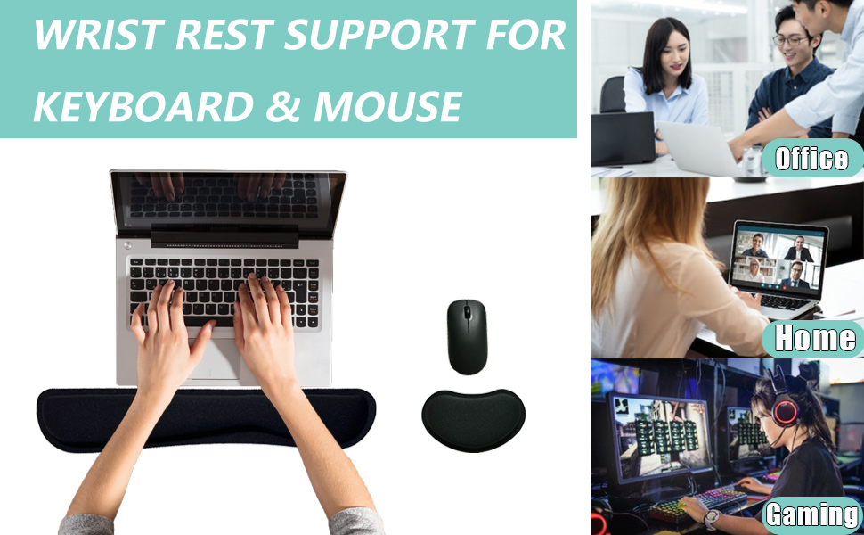 Keyboard Wrist Rest Mouse Wrist Support Set