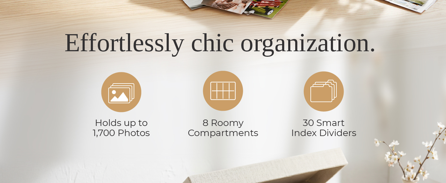 Effortlessly chic organization