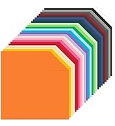 Colored Cardstock 12x12 Card Stock 25 Assorted Colors, Goefun 100 Pack Scrapbook Paper for Cricut...