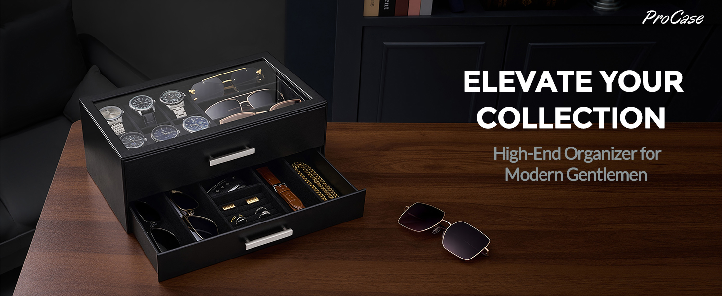 Double Drawer Watch Box