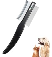 Histotree 2-in-1 Dog Dematting&Deshedding Comb with Wooden Handle | Double-Sided Fine Tooth Metal...