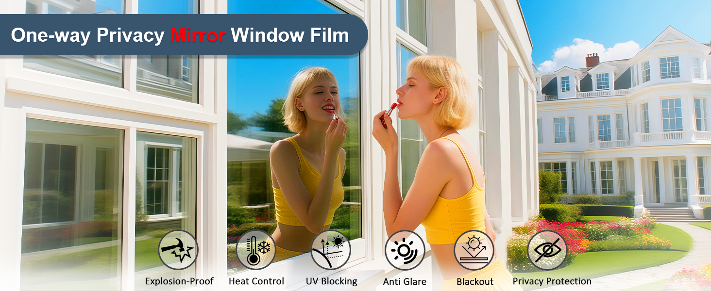 one-way mirror window film