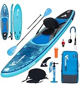 Freein SUP Inflatable Stand Up Paddle Board with Kayak Seat,Paddle Boards for Adults 10'/10'6”/11...
