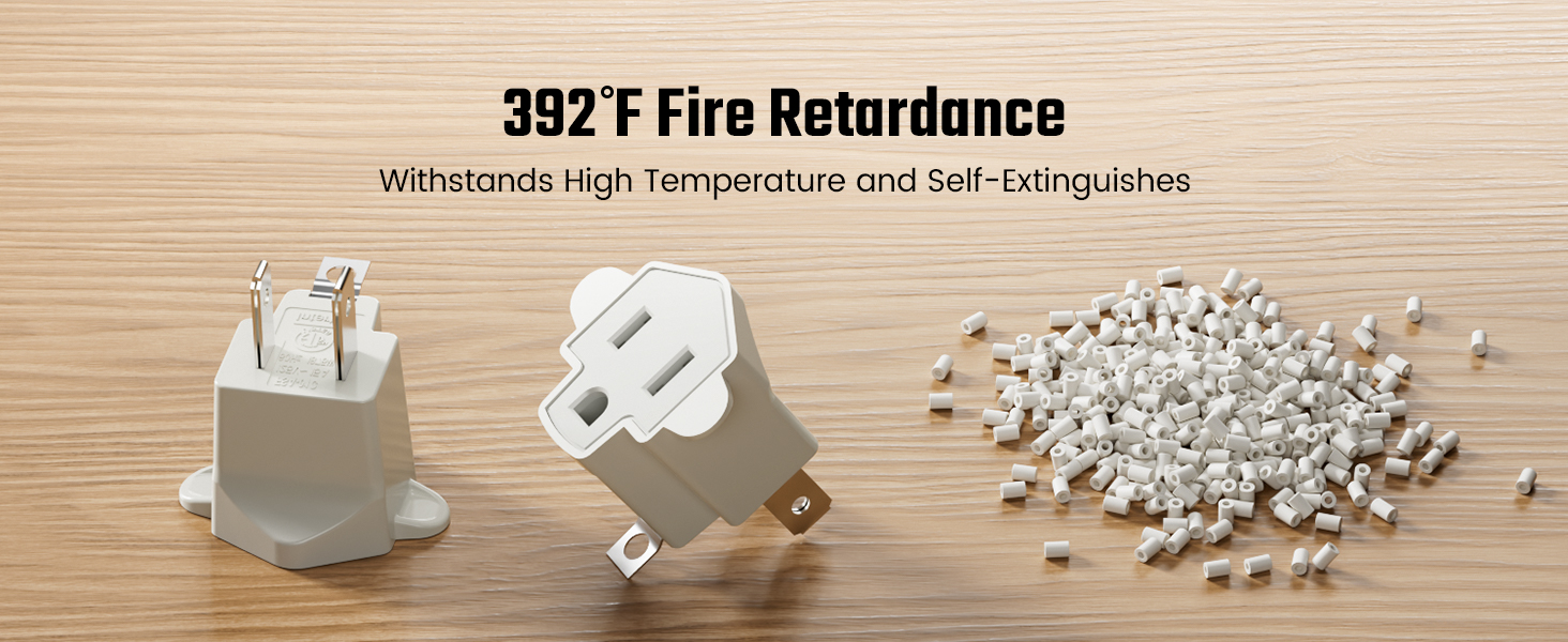 392? Fire Retardance 3-2 Prong Adapter
