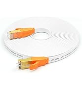 Smolink Cat 8 Ethernet Cable 20 Ft,High Speed Flat Internet Network Cable,Professional LAN Cable,...