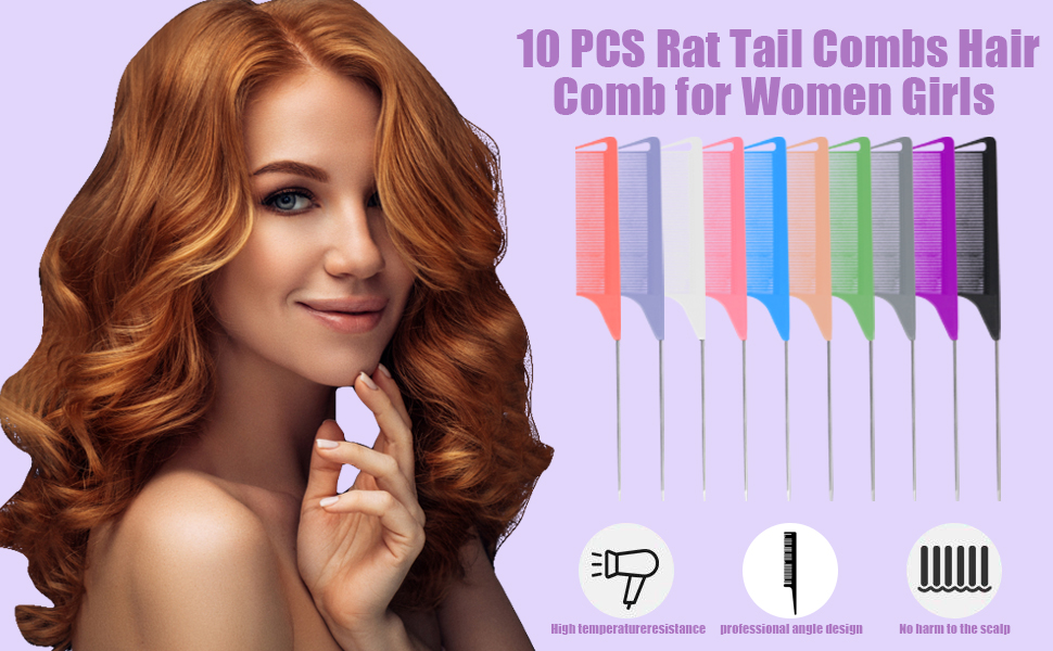 Rat Tail Combs Set