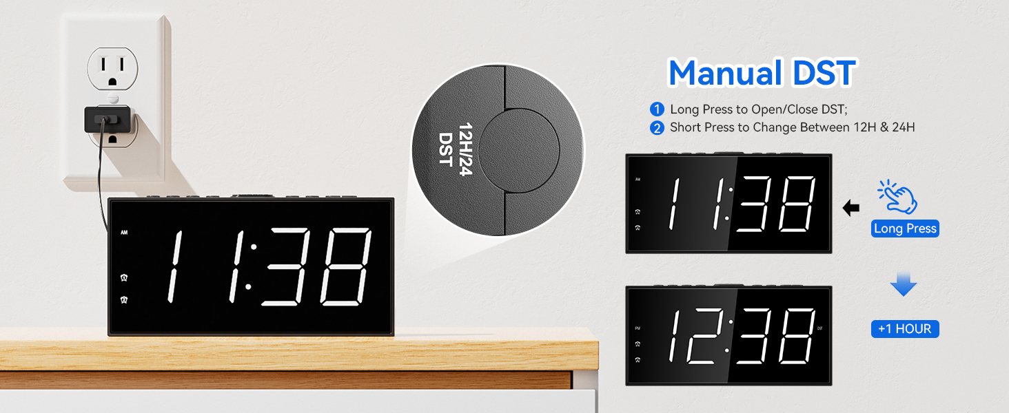 alarm clocks for bedrooms