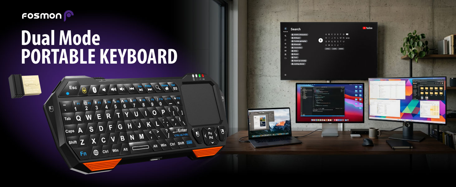 dual mode portable keyboard