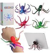 AOSTEONG Octopus Fidget Toy with Suction Cups – Silicone Stress Relief and Sensory Play Desk Toy,...