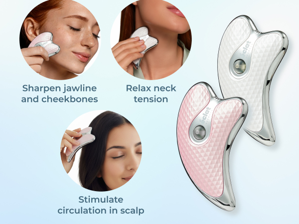 heated electric anti aging firming sculpting jawline lift skin care beauty device wrinkle fine line