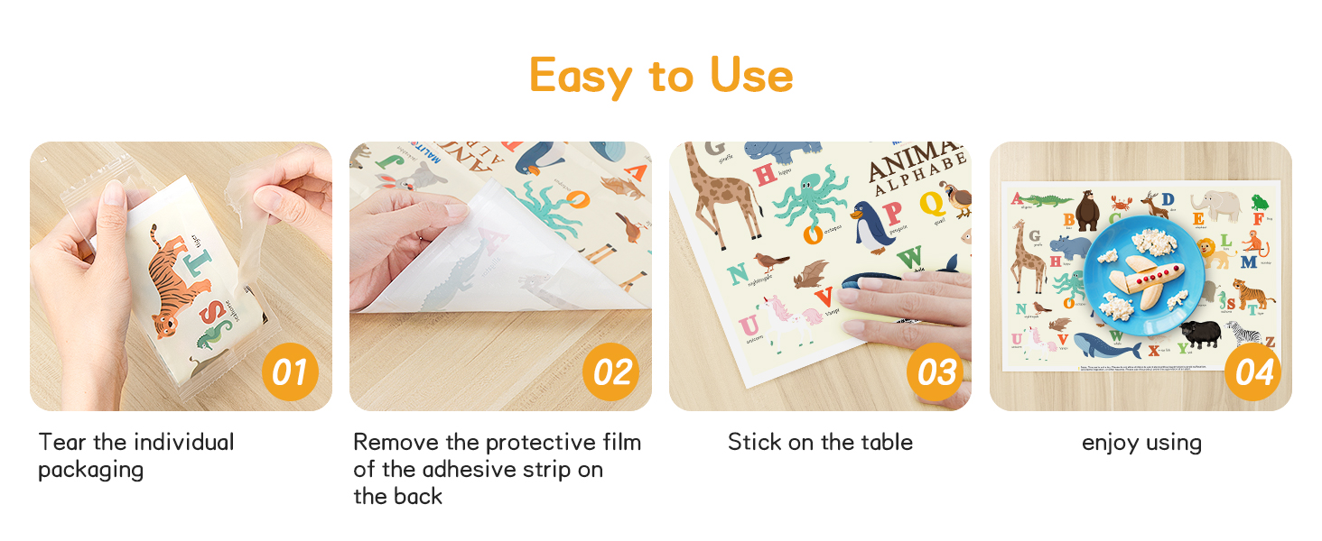 disposable placemats for baby