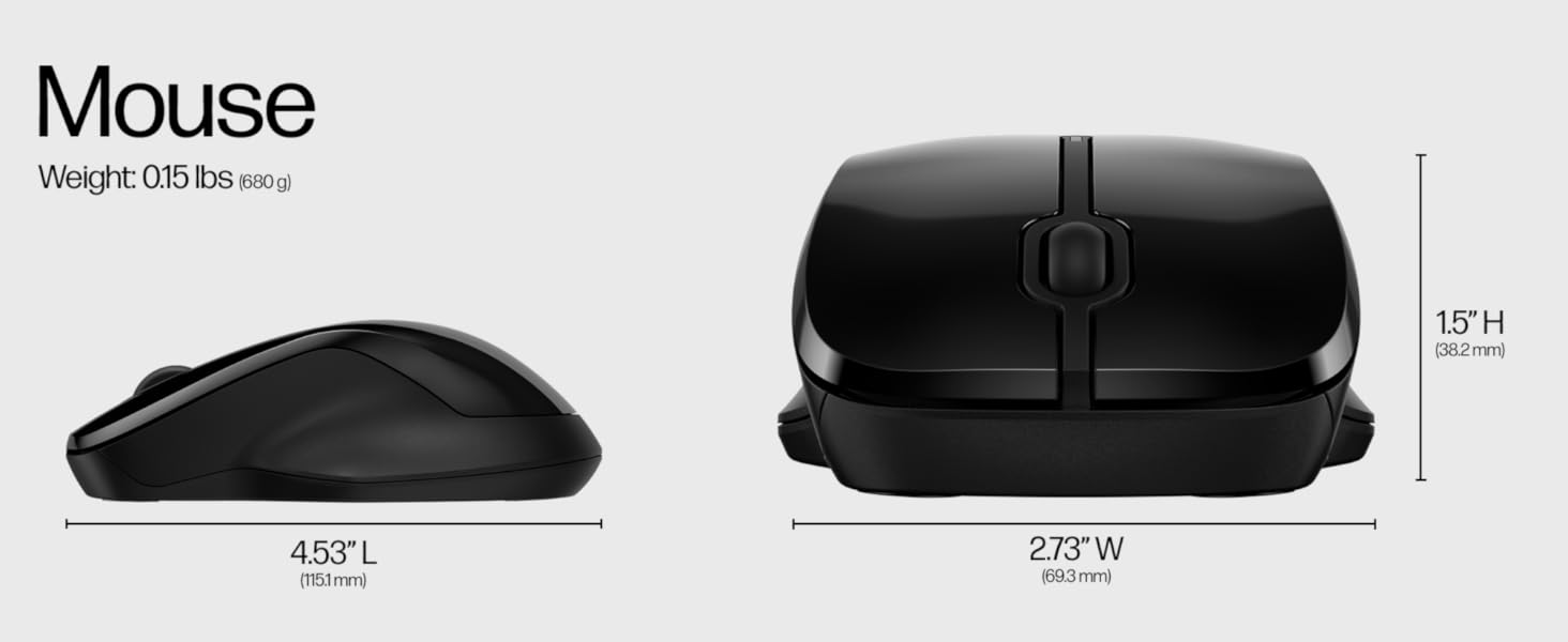 HP 250 Dual mouse (Sochi) - B0BX4LGC8W