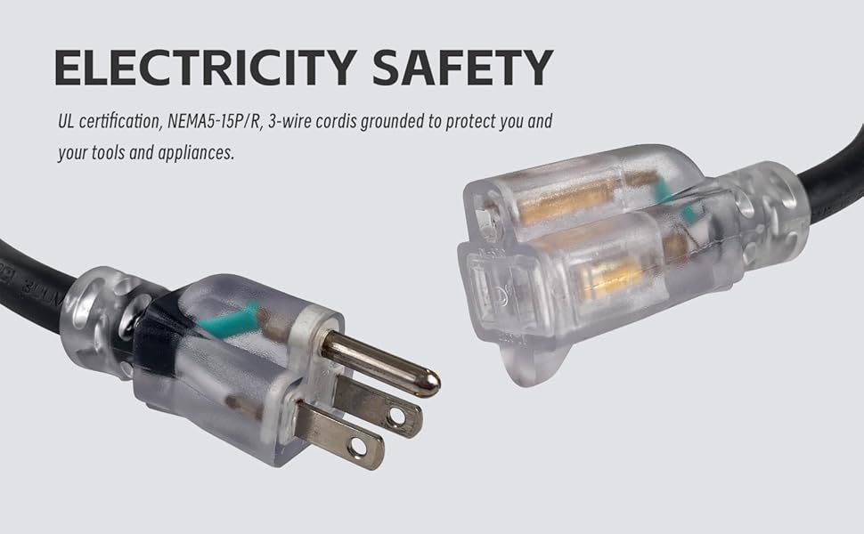 12 gauge heavy duty extension cord