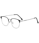 HOKETOP Blue Light Blocking Glasses for Men Anti-Fatigue Computer Monitor Gaming Glasses Prevent ...