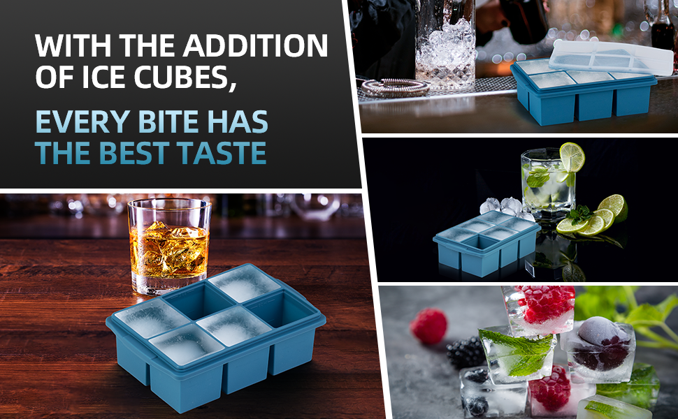 Large Silicone Ice Cube Tray