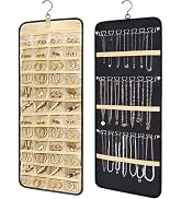 Bloss Hanging Jewelry Organizer with 48 Pockets,Dorm Room Essentials for Girls,Doubled-Sided Hang...