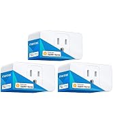 Meross Smart Plug Mini Support Apple HomeKit, Siri, Alexa, Echo and Nest Hub, App Control, Timer,...