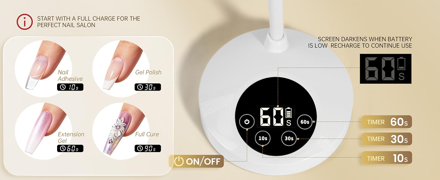 touch uv lamp for nails