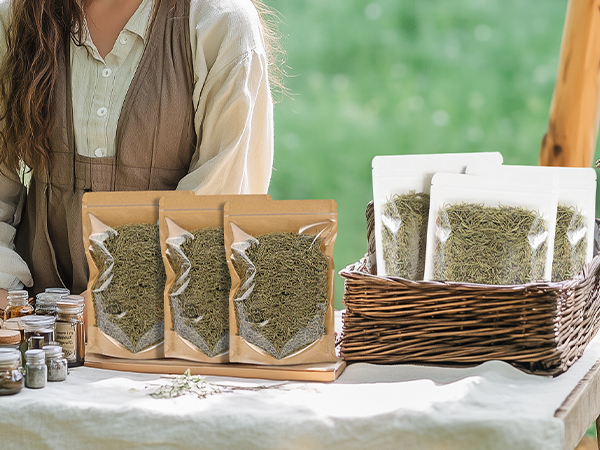 Kraft Bags With Window Clear Front Pouches