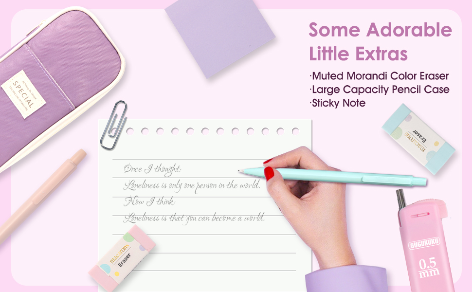 Pencil case with supplies