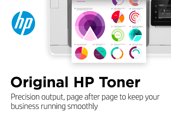 original hp toner supplies precision printing business office high-quality prints
