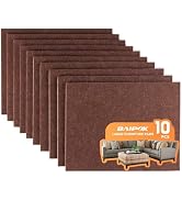 Furniture Pads 10 Pieces Self Adhesive Furniture Felt Pads, 8" x 6" Cuttable Felt Chair Pads, Ant...