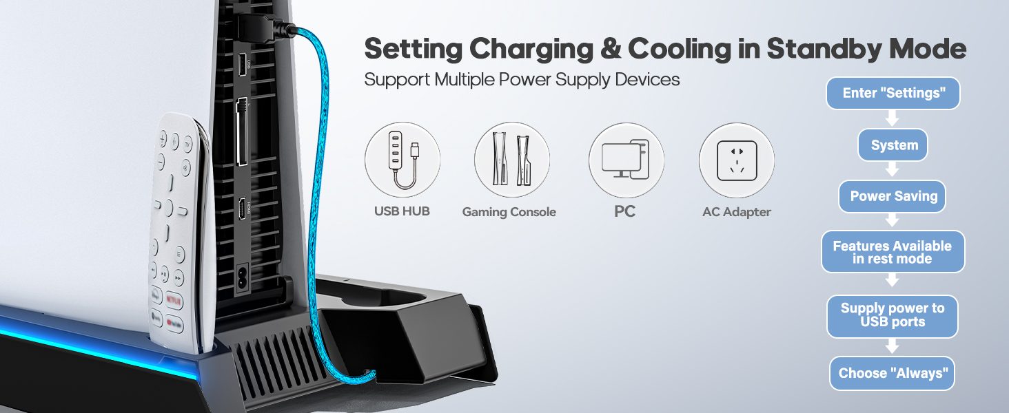 PS5 Cooling Station