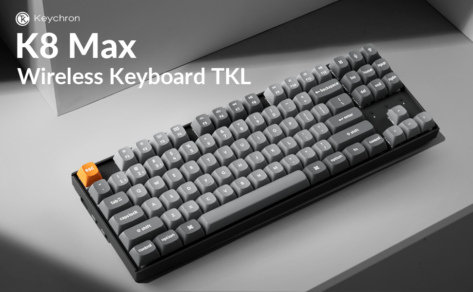 Keychron K8 Max QMK Wireless Mechanical Keyboard